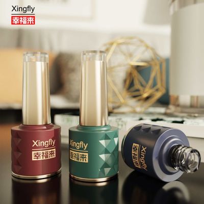 8 ml garrafas de esmalte de unhas Novo Design UV Gel de unhas Cosmética Embalagem Garrafa de vidro