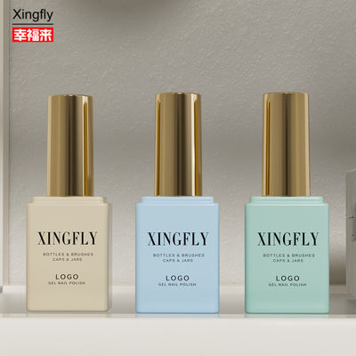 Garrafa de gel de unhas de 17 ml Cosmético personalizado de grande capacidade Óleo de esmalte de unhas Garrafa de vidro vazia