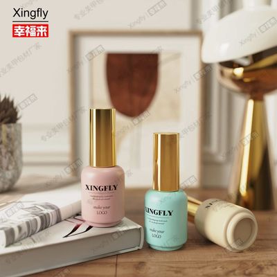 17 ml de esmalte de gel de unhas redondo arte de unhas personalizado LOGO esmalte de gel de unhas embalagem frasco