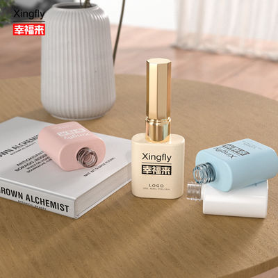 12 ml Frasco de esmalte de unhas personalizado Cosmético Vazio Embalagem frasco de vidro de esmalte de gel
