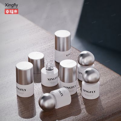 5 ml frasco de esmalte de unhas Gel UV redondo Embalagem cosmética Esmalte de unhas frasco de vidro