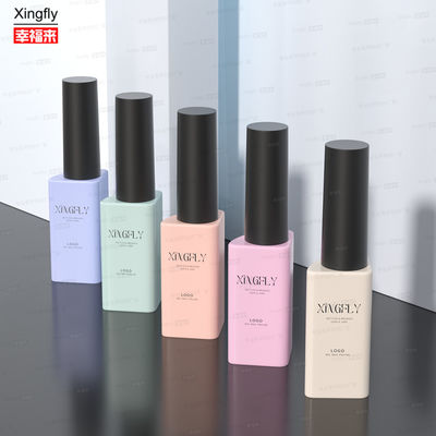 12 ml Triângulo personalizado, por Venda Pública, Gelas UV vazias de Gel de Unhas com tampa de escova