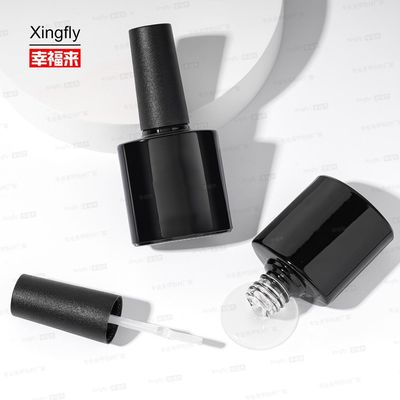 8ml Gel Polish frasco de vidro vazio com escova de tampa fábrica atacado para UV Gel Polish de unhas