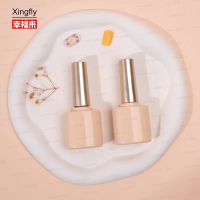 Logotipo personalizado 10ml Gel de unhas Polonês garrafa de óleo garrafas de vidro vazias Para esmalte de unhas