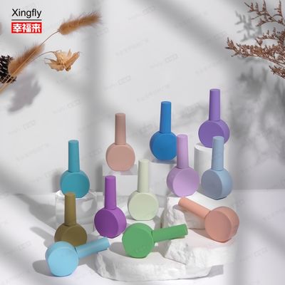5ml 6ml 7ml 8ml 9ml 10ml 12ml 15ml Logotipo personalizável Gel Polonês de unhas Botão de vidro