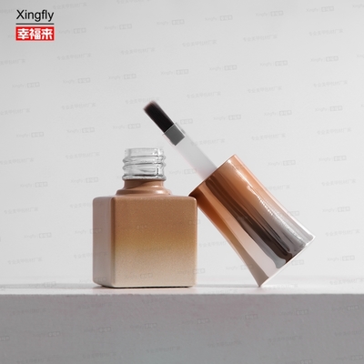 Bom preço 7ml UV Gel Nail Polish Glass Bottles With Cap Brush Empty Bottle Factory Direct on-line