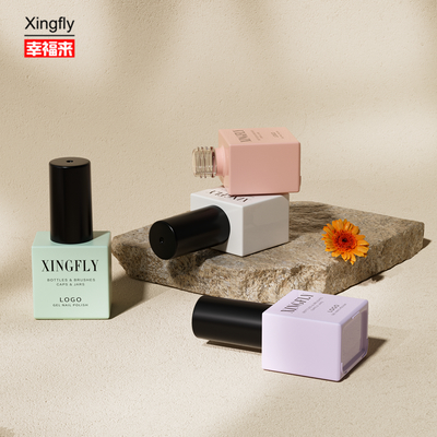 23 ml de óleo para unhas de grande capacidade embalagem de óleo para unhas cosméticos UV Gel Botão de vidro de óleo para unhas